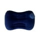 thumbnail image 3 of Eigraketly Vuelo almohada inflable cuello espalda cintura resto PVC flocado viaje portátil cojín de aire, azul carpas azul marino, 3 of 6