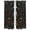 Black, variant on Mystic Plants Tier Curtains 24 Inch Length, Black Moon Botanical Floral Leaves Butterfly Cafe Short Curtains for Bathroom Over Sink, Small Kitchen Curtain Light Filtering Drapes 2 Panels 27.5"Wx24"L