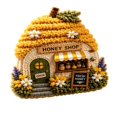 thumbnail image 3 of Linnome Whimsical Village Fabric Poke Art Kit Cottage No-Sew - Punch Needle Craft Set with 6 Styles & Guide - Relaxing Handmade Home Decor Craft Activity for Adults Beginners, 3 of 8