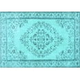 thumbnail image 1 of Ahgly Company Indoor Rectangle Persian Light Blue Traditional Area Rugs, 5' x 8', 1 of 4