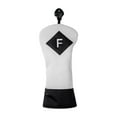 thumbnail image 1 of Golf Club Head Cover Regalos de portada del club de golf que se ajustan a la mayoría de los golf club de golf PU cuero impermeable guardia de techo de 26x12.5cm, 1 of 8