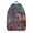 Blue-green, variant on Swanky Paisley Backpack - Boho Glamour for Those Who Shine, Metal Hardware for Durability, Fancy Gift for a Trendsetter
