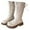 Z3Beige, variant on lnmuld Children Boots Girls High Boots Autumn Winter Zipper Boots High Boots Bowknot Size:11-11.5 Years