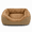Brown-S PLUS (25"x21"x8"), variant on Small Dog Bed For Dogs Warming Soft Calming Sleeping Durable With Anti-slip Bottom