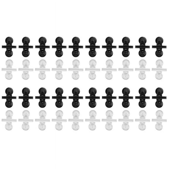 40 Pcs Divider Aquarium Suction Cup Holders for Fish Tanks Glass Cover Separating Divider Support Clip Bracket