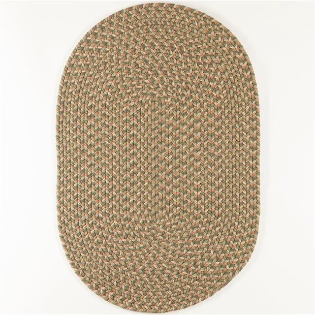 Rhody Rug CD66R024X036 2 x 3 ft. Camden Basil Tweed Oval Rug