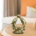 thumbnail image 1 of Estatuilla de delfín, escultura de Animal marino, adorno creativo de mesa, estatua decorativa para sala de estar, estante, regalo de inauguración de Estilo A, 1 of 10