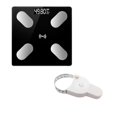 thumbnail image 1 of Digital Bathroom Scale, Slim Body Scale with High Precision Sensor, Smart Scale with Stepping Technology, Black, 1 of 5