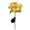 C, variant on Roiihwy Solar Powered Petaled Rose 7 Head Ground Mount for Outdoor Courtyard Garden Decoration in B