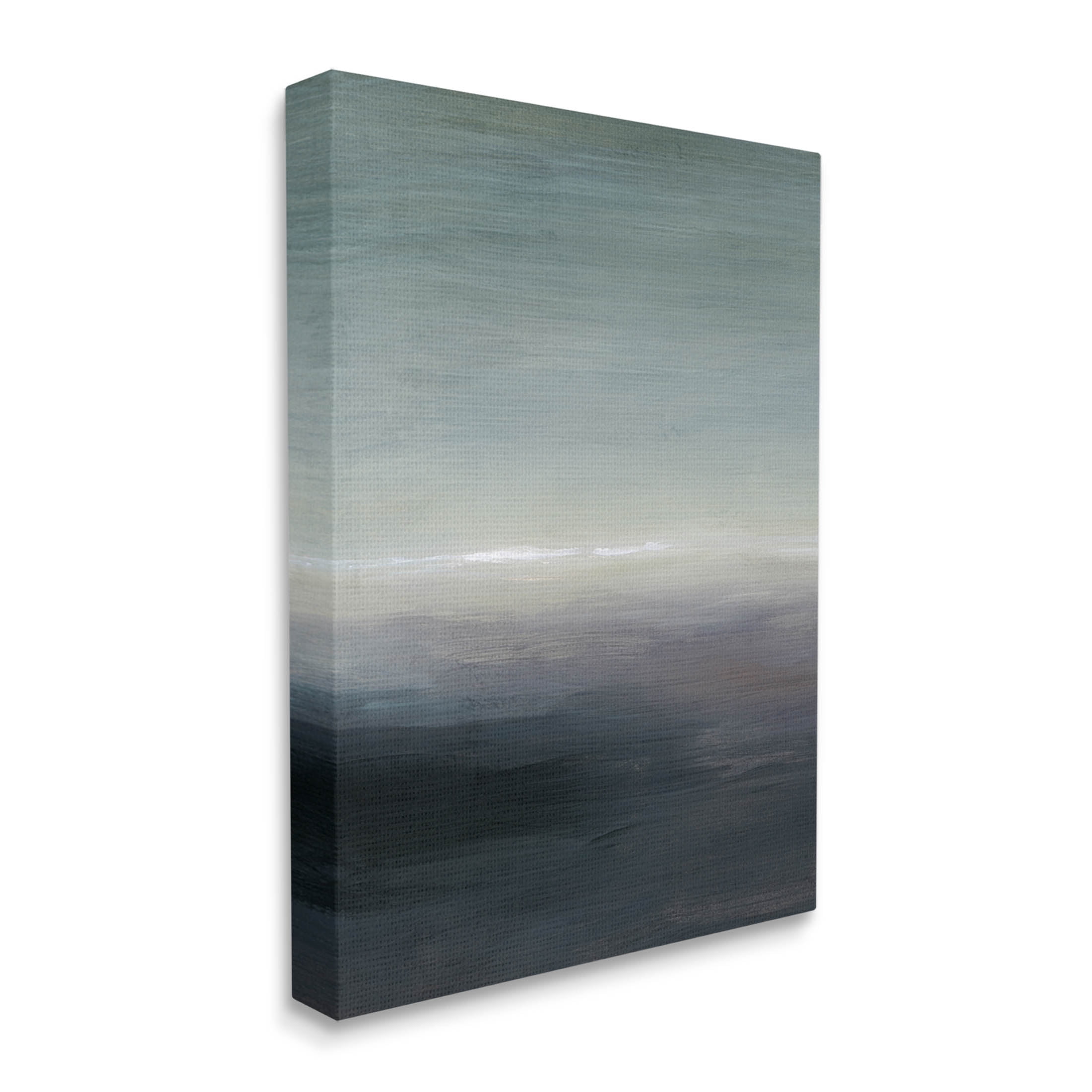 Stupell Industries Dark Abstract Landscape Horizon Painting Gallery Wrapped Canvas Print Wall Art, Design by Grace Popp