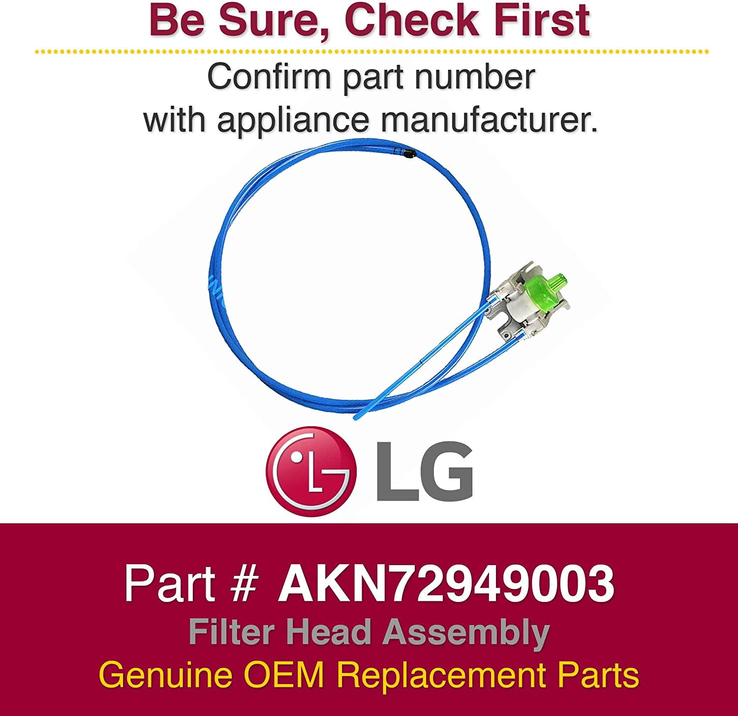 LG Genuine Refrigerator Filter Head