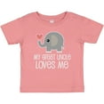 thumbnail image 3 of Inktastic My Great Uncle Loves Me Boys or Girls Baby T-Shirt, 3 of 5