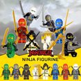 thumbnail image 2 of Muyoka Ninjago Building Blocks Jay Zane Kai Lloyd Cole Nya Harumi Garmadon Mini Toy Doll LEGO Ninjago Movie Building Block Juguetes educativos Regalos Compatible Lego Ninja Movie para juegos de fiest, 2 of 7