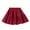 Red, variant on Girl's Skirt Basic Ruffled Mini Skirt Fashion 2026 Fall Spring Corduroy Skirts Stretchy High Waist A-Line Dance Skirts Black 5-6 Years