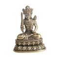 thumbnail image 1 of Estatua de Bodhisattva, artesanía, mesa de Altar de meditación, meditación budista tradicional inauguración casa, , hogar, adorno, 1 of 6