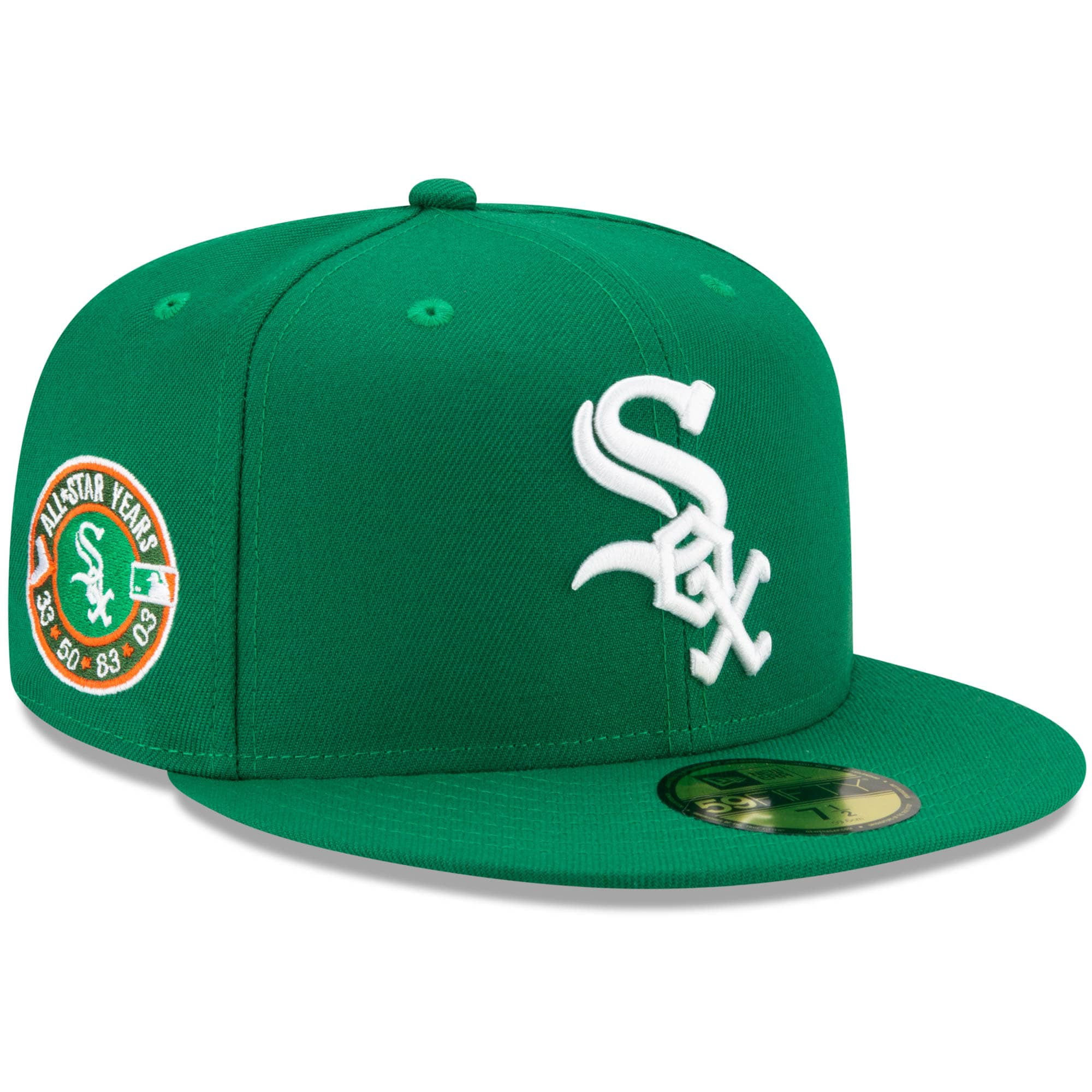 Chicago White Sox New Era MLB All-Star Game Orange Undervisor 59FIFTY  Fitted Hat - Green