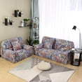 thumbnail image 2 of REGALWOVEN 3 Seater Sofa Cover Stretch Armchair Couch Cover, Colorful Geometry, 2 of 7