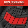 thumbnail image 4 of Motor Trend-688-RD, 4 tapis robustes 2 tons, rouge, 4 of 4