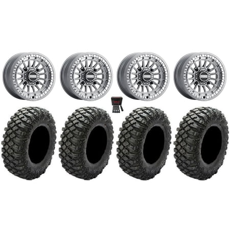 MetalFX Delta Bdlk CC 15 Wheels Gm 28 Crawler XG Tires Polaris RZR XP 1000 / PRO XP / Ranger XP 900/1000 MetalFX Delta Bdlk CC 15 Wheels Gm 28 Crawler XG Tires Polaris RZR XP 1000 / PRO XP / Ranger XP 900/1000