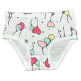 3 Pack Toddler Little Girls Kids Cotton Briefs Underwear, Hipster