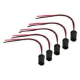 thumbnail image 4 of 10 Pcs T10 W5W LED Socket Holder Light Bulb Extension Socket Lamp Bulb Holder for Car Motorcycle, 4 of 12
