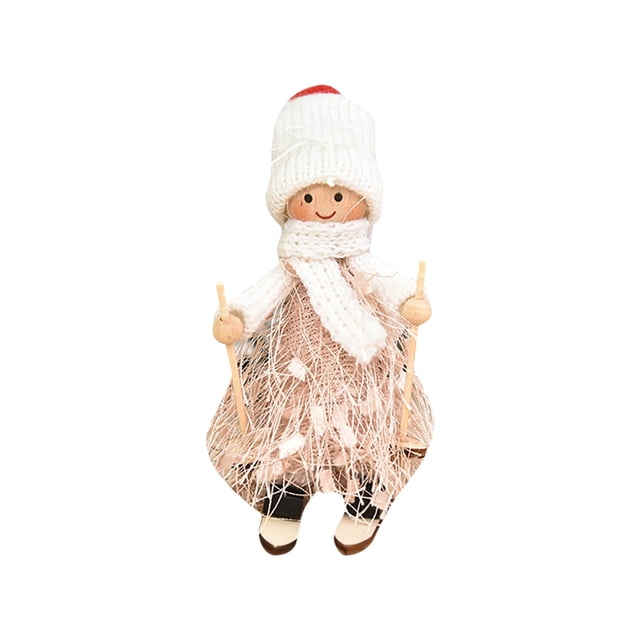 Unique Christmas Gifts Christmas Decorations Ski Dolls Christmas Hanging Decorations Holiday Gifts Small Hanging Decorations Christmas Decorations for Tree
