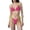 Red, variant on Bloom Chic Swimwear Triangle Bikini Two Piece Wear Stylish Vacation Top for Women,Red,S