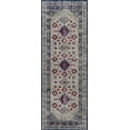 thumbnail image 7 of Hauteloom Tigris Collection Barley Bohemian Rustic Living Room Bedroom Area Rug - Vintage Distressed - Turkish Farmhouse Southwestern Aztec Pattern - Off White, Yellow, Orange - 6'7" x 9', 7 of 7