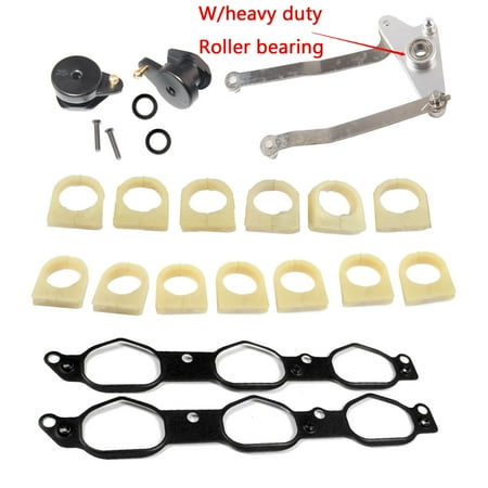 07 Mercedes C-class Cross For 06-11 Mercedes-Benz ML GL E RK5859 Metal Air Intake Manifold Repair Kit w/Bearing & Arms Set 06 07 08 09 10 11 ()