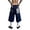 Blue, variant on Men's Casual Jean Washed Denim Shorts For Summer Casual Loose Fit Cargo Cut Off Five Inch Inseam Pants