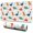 White Cartoon Dinosaurs-1, variant on Long Mouse Pads for Desk,White Cartoon Dinosaurs Pattern Desk Mats on Top Of Desks, Desk Mouse Pad Extra Large with 3mm Non-Slip Base and Stitched Edge for Gaming,Office,Work,Home 31.5"x11.8"