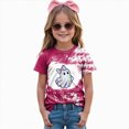thumbnail image 2 of TOWED22 Toddler Halloween Shirt Cute Print T-Shirts for Kids Graphic Clothes Short Sleeve Tees Tops, 2 of 4