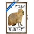 thumbnail image 5 of Capybara - Be Cappy Wall Poster, 14.725" x 22.375" Framed, 5 of 5