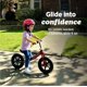 thumbnail image 2 of Bicicleta de equilibrio Radio Flyer Air Ride con llantas de goma de 12" roja, 2 of 8