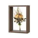 thumbnail image 1 of Marco de Flores Secas Uxcell, Marco de Sombra de Madera de 5 x 7 Pulgadas, Marco de Imagen de Acrílico Doble [Café], 1 of 1