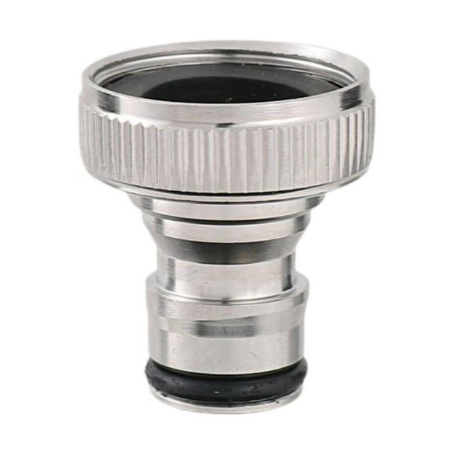 Conector Rápido para Manguera de Jardín, Conector Rápido con Rosca Hembra, Accesorios Sólidos con Rosca de 3/4 de Pulgada, Adaptador para Manguera de