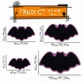 thumbnail image 3 of Ctnporpo Bat Doormat Halloween Floor Rug Halloween Bat Carpet Imitation Door Mat Bathroom Non Mat Purple, 3 of 7