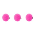 thumbnail image 2 of ZLight Chouchous à Pompons Tendance Coréens, Élastiques pour Queue de Cheval, Accessoires pour Cheveux, rose Rouge, P 3ensemble, 2 of 6