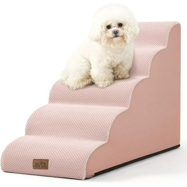 Dog Stairs for Small Dogs .” H Pet Step with Leakproof Cover High Density Foam Cat Ramp for Couch Sofa or Chair Lightweight Durable Comfort .x.x Step