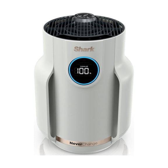 Shark NeverChange Compact Pro 250 Sq Ft HEPA Air Purifier, 5-Year HEPA-Exceeding Filter, Captures Pollutants, Pet Dander, Dust, and Smoke, HP072 Dove