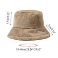 thumbnail image 6 of Clearance! Baberdicy Winter Thick Bucket Warm Hat Bucket Cap Basin Hat for Women Men Solid Color Style Pink, 6 of 6