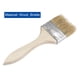 thumbnail image 4 of Pincel plano de cerda natural de 2.5 pulgadas con mango de madera 12 Pack, 4 of 5