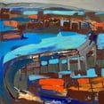 thumbnail image 2 of Ferrell, Erin McGee 12x12 White Modern Wood Framed Museum Art Print Titled - Bridge II, 2 of 4