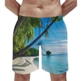 thumbnail image 2 of JRXY Trees Hammock Beach Board Shorts with Pockets Men's Summer Boardshorts l, 2 of 7