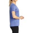 thumbnail image 3 of Mafoose Women's Heather Contender Scoop Neck Tee Pink True Royal Heather Medium, 3 of 5