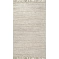 thumbnail image 2 of nuLOOM Eileen Hand Woven Wool Runner Rug, 2' 6" x 6', Beige, 2 of 4