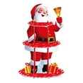 thumbnail image 2 of Ganfancp Christmas Party Snack Set Christmas Santa Multilayer Cake Rack Bandeja Decorativa de Papel para Tartas Rebajas Hoy Liquidación Soporte para Tartas de Varios Pisos*1, 2 of 3