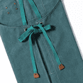 thumbnail image 4 of Kitchen Apron For Men And Women Chefs, With Large Pockets, Cotton Canvas Cross Back, Heavy-Duty Adjustable Work Apron (Green), 4 of 5