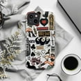 thumbnail image 6 of Vintage Tattoo Collage Phone Case, Retro Graphic and Iconic Illustrations iPhone Cover, Unique Artistic Protective Case for iPhone 17 16 15 14 13 12 11 Pro Plus Mini, 6 of 6