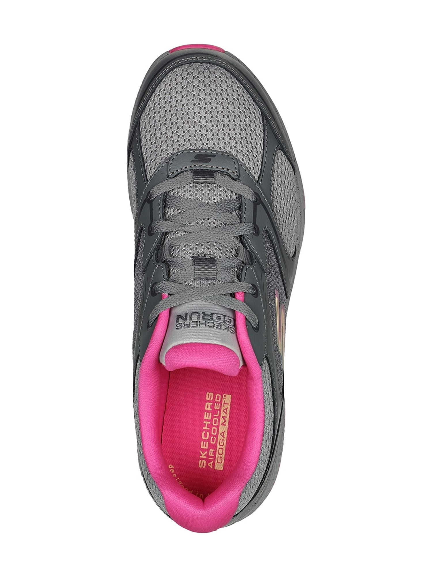 Skechers Women's GO RUN CONSISTENT - Vivid Horizon Lace-Up Running Sneaker, Wide Width Available